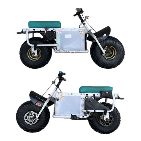 Mini bike electric conversion Bike Electric, Electric Vehicles, Mini Bike, Animation Design, Bicycle Bike, Electric Bike, Electric Cars, Mule, Bicycle