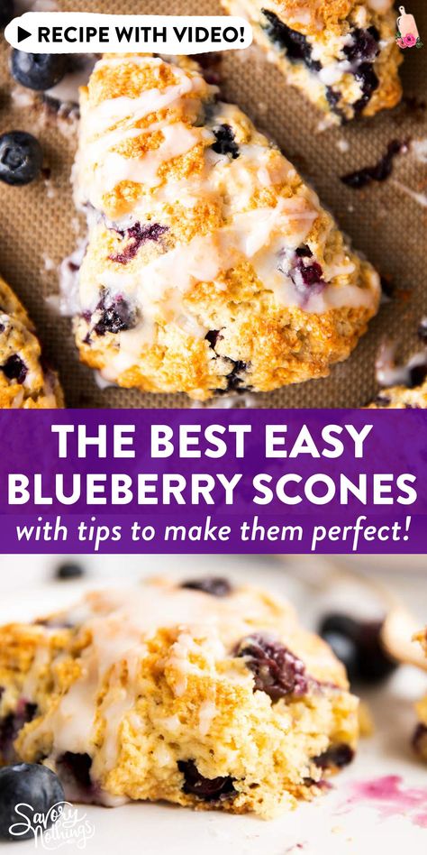 Homemade Blueberry Scones Easy, Scone Recipes Blueberry, Blueberry Recipes With Buttermilk, Blueberries Scones Recipe, Best Blueberry Scones Recipe Ever, Blueberry Scones With Buttermilk, Easy Scones Recipe With Buttermilk, Scones Made With Buttermilk, Lemon Blueberry Scones Buttermilk