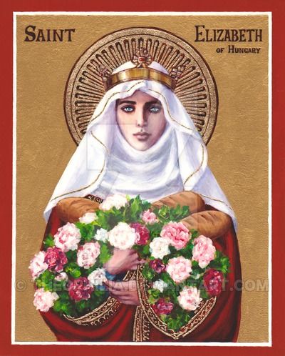 St. Elizabeth of Hungary icon by Theophilia on DeviantArt St Elizabeth Of Hungary, Saint Elizabeth Of Hungary, Elizabeth Of Hungary, St Judas, Icon Tattoo, Saint Philomena, Santi Cattolici, St Elizabeth, Saint Elizabeth