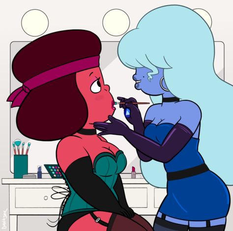 Pearl Garnet Amethyst, Garnet X Amethyst, Ruby Steven Universe Fanart, Ruby X Sapphire Steven Universe, Amethyst X Peridot, Ruby And Sapphire Matching Icons, Garnet Pfp, Ruby And Sapphire Fanart, Ruby X Sapphire