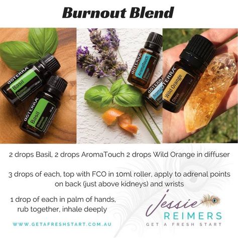 Doterra Basil, Adrenal Fatigue Essential Oils, Healing Naturally, Healing Flowers, Do Terra, Doterra Diffuser, Doterra Diffuser Blends, Doterra Oil, Salve Recipes