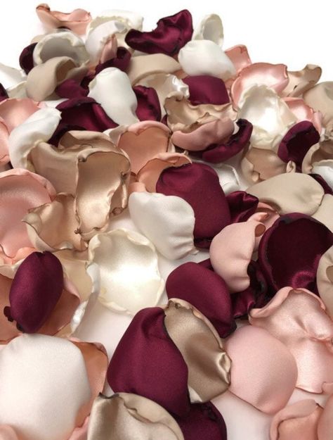 Did they ask? Did you say YES? Check out my beautifully handcrafted flower petals for your decor. Wedding Aisle Decorations, Marsala Maroon blush pink ivory and champagne petals, 2000 flower petals, Flower Girl Petals #wedding #reception #decor #weddingdecoration #bridetobe #rusticwedding #emeraldwedding #justsaidyes #partyideas #luxurywedding Boho Chic Wedding Decor, Wedding Aisles, Flower Petals Wedding, Flower Girl Petals, Chic Wedding Decor, Champagne Flowers, Rustic Wedding Decorations, Wedding Aisle Decorations, Wedding Petals