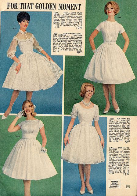 lana lobell | Lana Lobell 1962 | Love the one on the top left! Lana Lobell, Hobby Activities, 1962 Fashion, White Dress Winter, 1960s Dresses, Fashion 1960s, Vestidos Vintage, 50s Dresses, 1960s Fashion