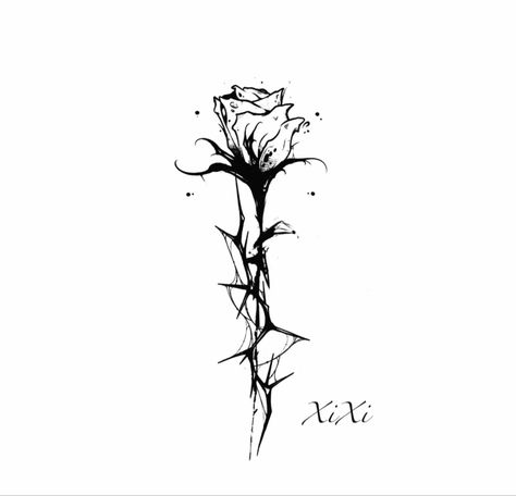 Small Dark Feminine Tattoos, Dark Feminine Tattoos Small, Edgy Flower Tattoo, Mama Tattoos, Dark Feminine Tattoos, Maching Tattoos, Mama Tattoo, Dark Feminine, Feminine Tattoos