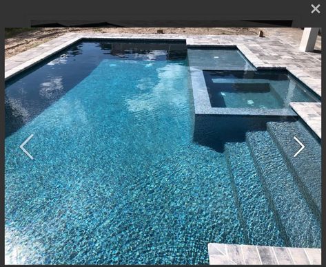 Spool Pool, Stone Porches, Dream Backyard Pool, Swimming Pool Construction, Pool Colors, Pools Backyard, Pool Cabana, Backyard Pavilion, Backyard Pool Landscaping