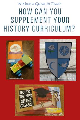 A Mom's Quest to Teach: How Can You Supplement Your History Curriculum? Looking for ways to make history come alive in your homeschool? #homeschool History Curriculum, How To Start Homeschooling, Homeschool Encouragement, Homeschool Schedule, Homeschool High School, Homeschool Life, Homeschool History, Homeschool Kindergarten, Homeschool Printables