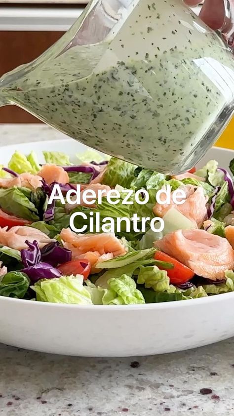 Salad Dressing Recipes Homemade, Deli Food, Healthy Food Motivation, Salad Dressing Recipes, Facebook Reels, Diy Food, Cilantro, Workout Food, Food Inspiration