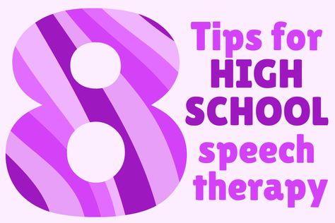 Middle School Slp Activities, High School Slp, High School Psychology Curriculum, School Slp Must Haves, School Based Slp, High School Speech Therapy, Social Pressure, School Speech Therapy, School Slp