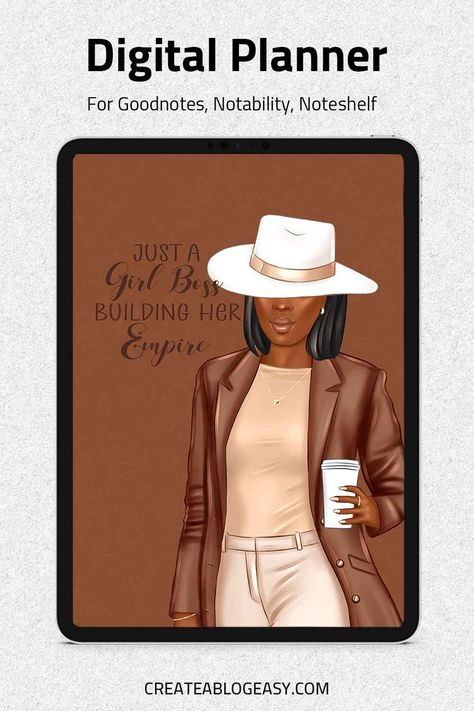 Boss Girl Digital Planner Boss Planner, Girl Boss Planner, Boss Girl, Digital Planning, Digital Planners, The Deal, Free Stickers, Digital Planner, All In One