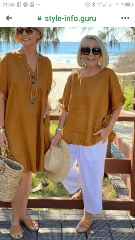 Old Fashioned Bread, Comfortable Travel Outfit, Old Fashioned Bread Pudding, Linen Style Fashion, Clothes For Women Over 50, In My Dreams, Iranian Women Fashion, Over 60 Fashion, Linen Fashion