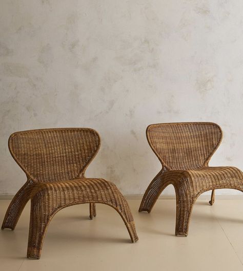 Vintage Wicker Chair, South Of Italy, Vintage Ikea, Wicker Lounge Chair, Wicker Chairs, Vintage Wicker, Rattan Chair, Wicker Furniture, Furniture Inspiration