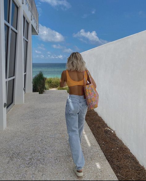 Walking Pics Aesthetic, Walking Pics, Hairstyles Tiktok, Swimsuit Pattern Sewing, Beach Fitness, Chicken Crochet, Beach Hippie, Shoes Inspiration, Hairstyles Aesthetic