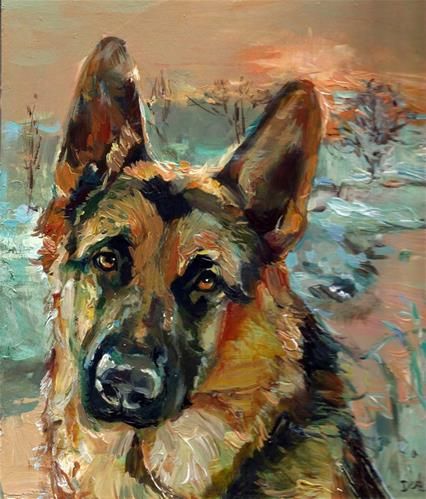 Fabric Portraits, German Shepherd Painting, Draw Dogs, German Shepherd Art, Dog German Shepherd, Dog German, Australian Shepherds, Labrador Retrievers, Pet Art