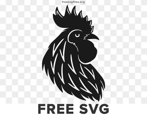 Free Rooster Head Svg Cut files for Cricut & Silhouette Peeking Cat, Door Crafts, Floral Cat, Android Wallpaper Flowers, Black Silhouette, Cat Sitting, Making Shirts, Cat Face, Free Svg