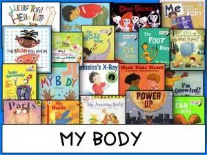 My Body Booklist for Early Years My Body Preschool, Body Preschool, Gross Motor Activity, Classroom Helpers, Science Stem, Learning Stations, Name Activities, Free Lesson Plans, Preschool Books