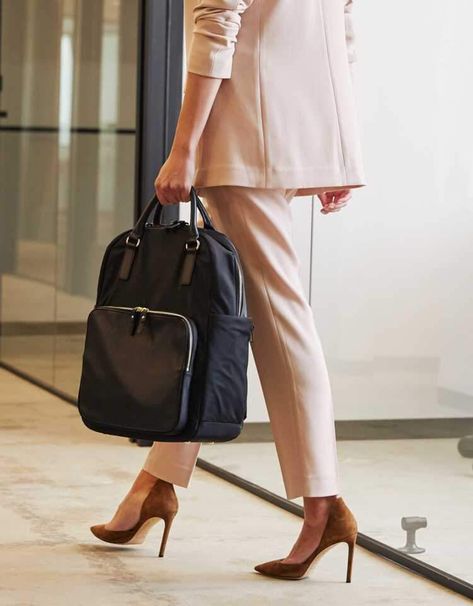 Stylish Business Backpack for Women - The Rowledge - Lo & Sons Laptop Backpack Women Work, Best Computer Bags For Women, Stylish Laptop Backpack Woman, Work Backpack Women Laptop Bags, Professional Backpack Women, Womens Work Backpack, Laptop Bag For Women Business, Stylish Backpacks For Women, Work Backpack Women