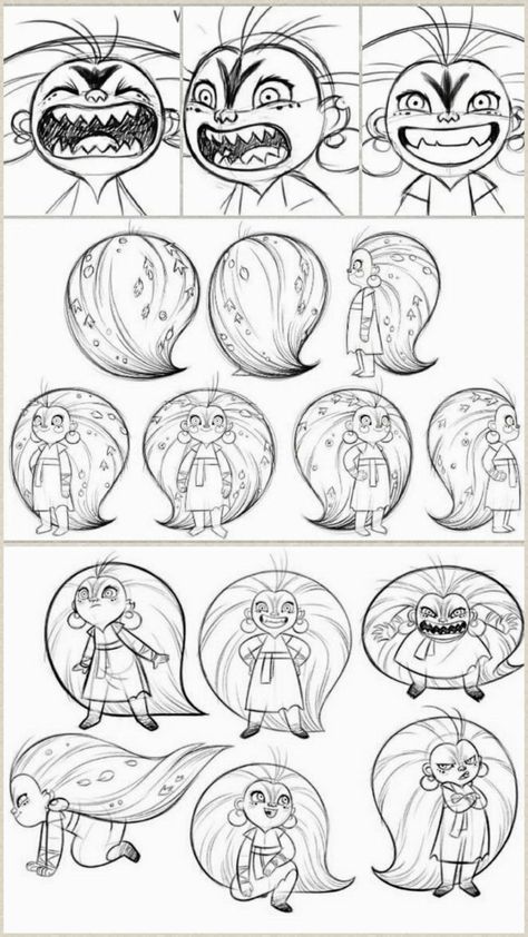 Character Face Turnaround, Wolf Walkers Concept Art, Cartoon Saloon Character Design, Shape Language Character Design, Wolfwalkers Art, Wolf Walkers, Cartoon Saloon, Color Script, Character Model Sheet