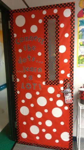 You Get What You Get And You Don't Throw A Fit: August 2012 Ladybug Classroom Theme Preschool, Polka Dot Bulletin Board Ideas, Polka Dot Classroom Theme, Polka Dot Classroom, Polka Dot Theme, Ladybug Theme, School Doors, Classroom Decor Themes, Door Decorations Classroom