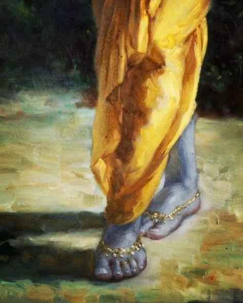 Krishna Feet Wallpaper Aesthetic, Krishna Lotus Feets Aesthetic, Krishna Feet Wallpaper, Krishna Feet Painting, Krishna Foot, Feet Drawing, Buddhist Art Drawing, Krishna Avatar, Krishna Hindu