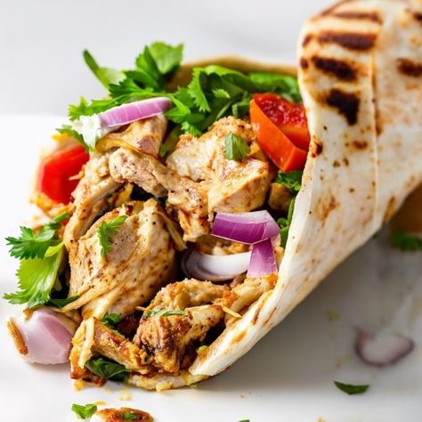 Swarma Chicken Wrap Recipe, Shawarma Wrap Recipe, Chicken Shawarma Wrap Recipe, Shawarma Wrap, Chicken Shawarma Wrap, Chicken Wrap Recipes, Spiced Chicken, Wrap Recipe, Middle Eastern Dishes