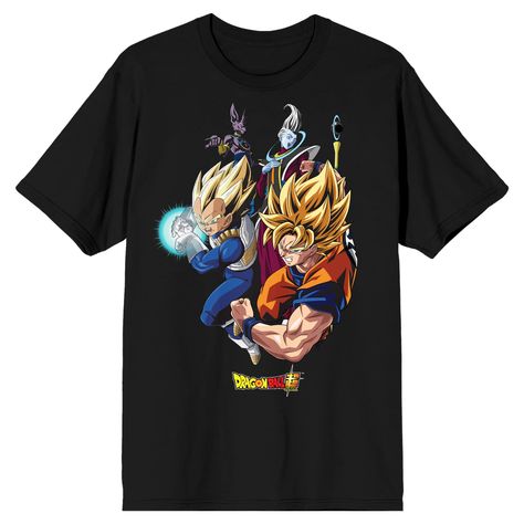 PRICES MAY VARY. 100% Cotton Pull On closure CUSTOM DESIGN: The Dragon Ball Z Character Men’s Black Crew Neck T-Shirt features vibrant original artwork that’s been professionally printed for long-lasting color clarity and quality. SHORT SLEEVES: The Dragon Ball Z Character Men’s Black Crew Neck T-Shirt is a short sleeve design that looks great and feels comfortable in warm weather. OFFICIALLY LICENSED: This vibrant fan apparel is officially licensed and 100% authentic, making it the perfect gift Dbs Characters, Dragon Super, Dbz Characters, T Shirt Image, Update Your Wardrobe, Colorful Artwork, Comfy Shorts, The Dragon, Dragon Ball Super