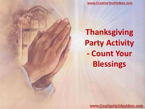 Thanksgiving Party Activity - Count Your Blessings Blessings Party, Blessings Jar, Ladies Group, Giving Thanks To God, Pringles Can, Relief Society Activities, How To Tie Ribbon, Spiritual Songs, Count Your Blessings