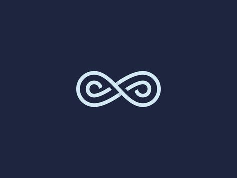 Infinite Wave logo Mobius Strip Logo, Medical Logos Inspiration, Logo Design Infinity, Wind Logo, Infinite Logo, Pc Logo, Dance Studio Design, Logo Infinity, Waves Symbol