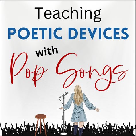 Poetry Teaching Ideas, Poetry For Elementary Students, Poetry Activities Middle, Poetic Devices With Examples, Teaching Alliteration, Poetry Unit Middle School, Sound Devices In Poetry, Poetry Middle School, Literature Festival