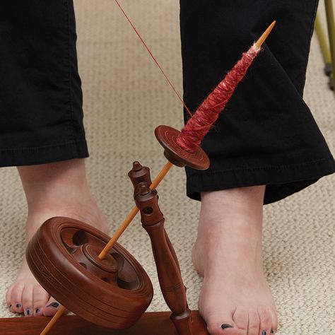 Kick Up Your Heels! An Introduction to Kick Spindles | Spin Off Kick Spindle, Spinning Yarn Drop Spindle, Spinning Yarn Fiber, Hand Spindles, Tovad Ull, Rigid Heddle Weaving, Carpet Squares, Spinning Wool, Spinning Wheels