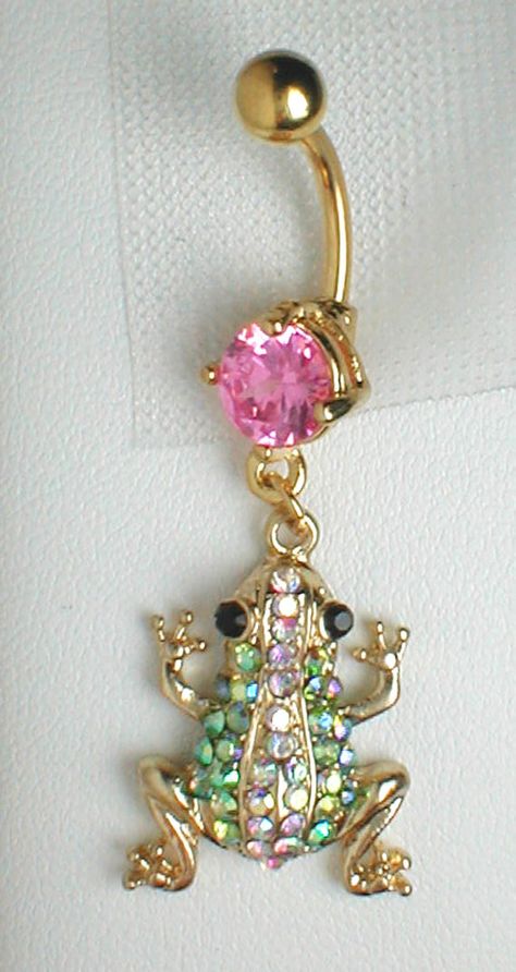 Unique Belly Ring Betsey Johnson Frog by pondgazer2004 on Etsy, $12.95 Naval Piercing, Unique Belly Rings, Bellybutton Rings, Cute Belly Rings, Belly Piercings, Bellybutton Piercings, Belly Button Piercing Jewelry, Belly Piercing Jewelry, Button Piercing