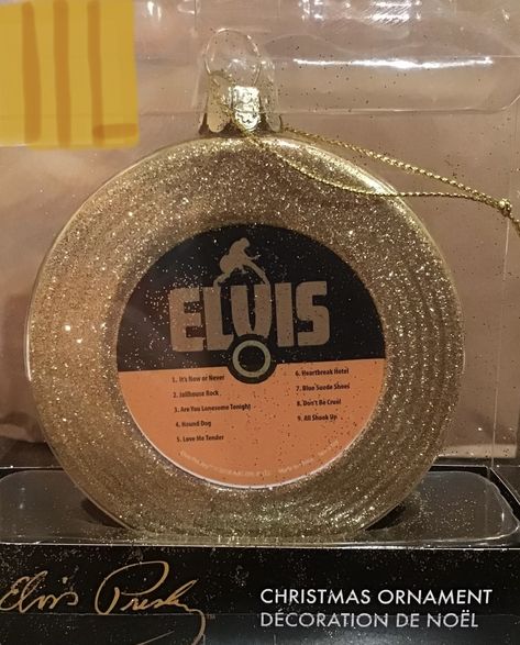 Elvis Christmas Tree, Elvis Presley Blue Christmas, Elvis Christmas, It's Now Or Never, Heartbreak Hotel, Blue Christmas Tree, Blue Suede Shoes, Christmas Decorations Ornaments, Hound Dog