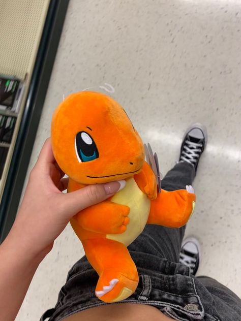 Pokemon Teddy Bear, Pokemon Plush Aesthetic, Y2k Stuffed Animals, Hypebeast Room, Cute Squishies, Pokemon Toy, Orange Creamsicle, Pokemon Plush, Anime Figurines