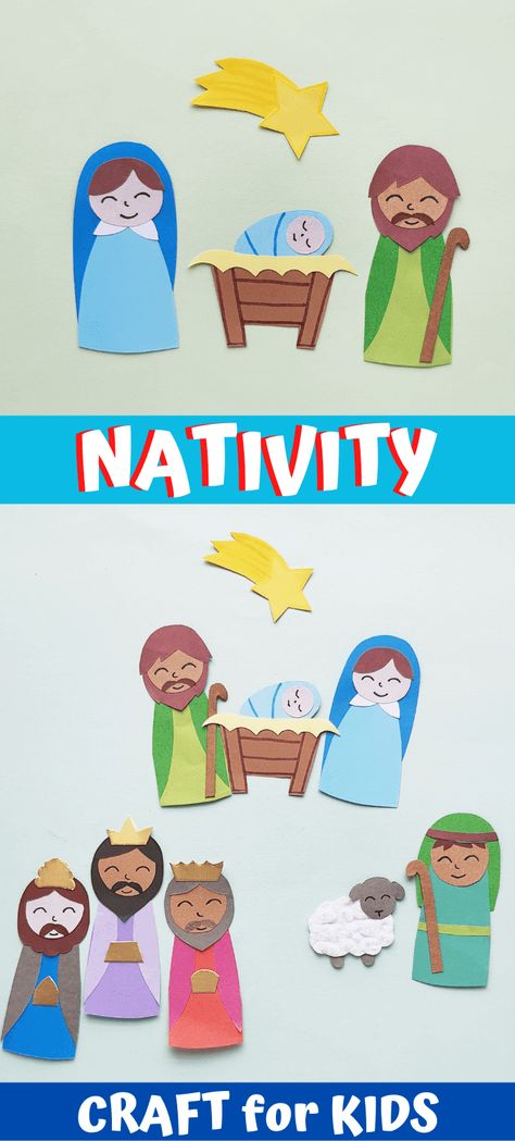 Nativity Templates Free Printable, Nativity Scene Crafts For Kids, Nativity Scene For Kids, Scene Crafts, Diy Nativity Scene, Nativity Scene Crafts, Nativity Craft, Nativity Scene Diy, Diy Nativity