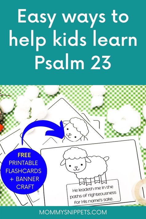 23rd Psalm Crafts For Kids, Psalm 23 For Preschoolers, Psalm 23 Printable Free, Psalm 23 Games For Kids, 23rd Psalm Printable, 23 Psalm Printable, Psalm 23 Craft For Kids, Psalm 23 Craft, Psalm 23 Printable