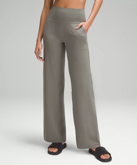 Discover great products at the best prices at Dealmoon. Lululemon Align™ High-Rise Wide-Leg Pant 31" | Women's Pants |. Price:$128.00 at lululemon Lululemon Dance Studio Jogger, Wide Leg Leggings, Lululemon Joggers, Lululemon Align Leggings, Wide Leg Cropped Pants, Lulu Lemon, Low Impact Workout, Lululemon Align, Flare Leggings