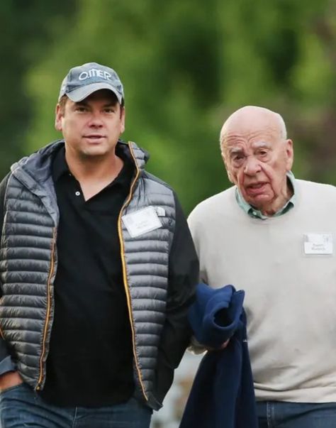 Rupert and Lachlan Murdoch Lachlan Murdoch, Rupert Murdoch, It's Hard, Old Money, Money