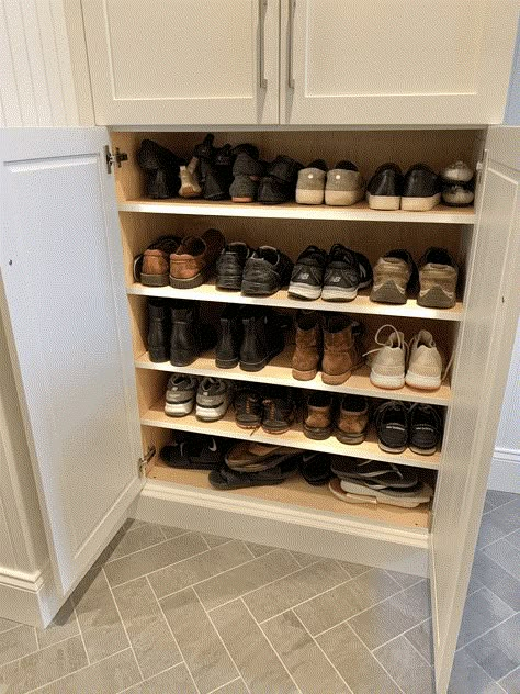 HOW TO MAKE A MUDROOM WITH STOCK CABINETRY Mudroom Cabinetry, Mudroom Design Ideas, Functional Mudroom, Mudroom Remodel, Mudroom Cabinets, Mudroom Closet, Semi Custom Cabinets, Laundry Room/mud Room, Seating Storage