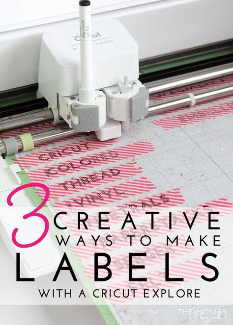 3 Creative Ways to Make Labels with a Cricut Explore Cricut New Years Projects, Make Labels, Vinyle Cricut, Cricut Hacks, Cricut Cuttlebug, Cricut Explore Projects, Cricut Air, Cricut Expression, Projets Cricut