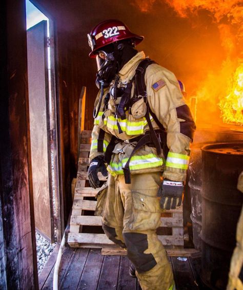 San Bernardino County Fire Captain, Mike Westfall, on location at a live burn. #readyforaction | Shared by LION Firefighter Aesthetic, Firefighter Mask, Becoming A Firefighter, Fire Captain, Chicago Fire Department, Gentleman Aesthetic, Fire Fire, San Bernardino County, San Bernardino