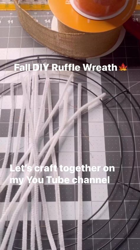 Let’s craft a pancake ruffle wreath together for the Fall season #holliehobbies#falldiy#fallwreath#diycrafting#diyfallcrafting | Hollie Hobbies | Hollie Hobbies · Original audio Fall Mesh Wreaths Diy, Making Fall Wreaths, Patriotic Wreath Diy, Pancake Wreath, Ruffle Wreath, Diy Deco Mesh Wreath, Easy Pancake, Fall Mesh Wreaths, Burlap Wreath Diy