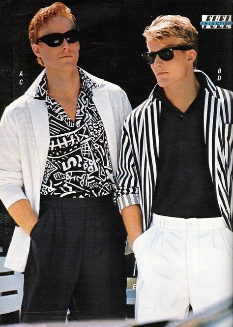 Menswear 80's 80s Outfits Men, 80s Men Fashion, Disco Men, 80s Style Outfits, Retro Attire, 80s Formal, 80s Mens Fashion, Dress 80s Style, Outfits Vest