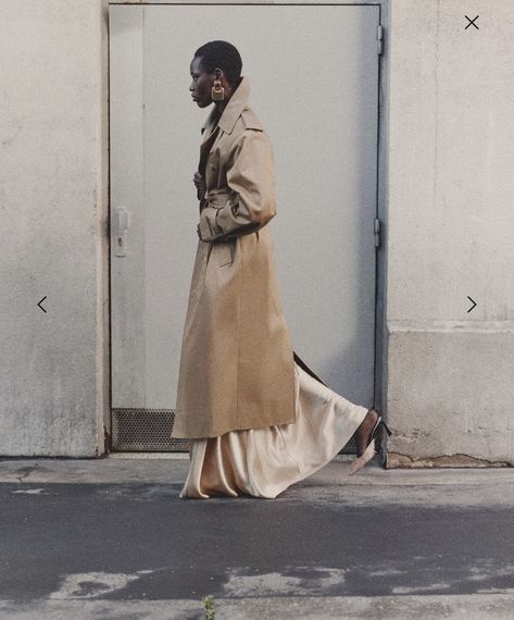 Trench Coat Beige, Oversized Trench Coat, Beige Trench Coat, Business Stories, Zoe Kravitz, Pre Fall Collection, Anthony Vaccarello, Leather Trousers, 2024 Fashion