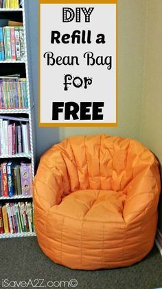 How To Make A Bean Bag, Diy Bean Bag Chair, Bean Bag Filler, Diy Bean Bag, Vegetarian Recipes Videos, Bean Bag Filling, Homemade Beans, Classroom Seating, Kids Homemade