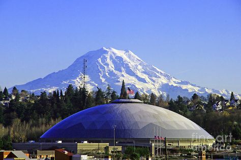 Tacoma Dome Tacoma Dome, Tacoma Washington, Oregon Washington, Mt Rainier, Music Venue, Bedroom Art, Where The Heart Is, Washington State, Mount Rainier