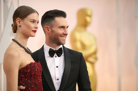 Behati Prinsloo , Adam Levine Seeing A Fertility Doctor? Desperate To Get Pregnant This Year? Dusty Rose Levine, Adam Levine Behati Prinsloo, Grey Nursery Boy, Baby Nursery Diy, Fertility Doctor, Oops I Did It Again, Hollywood Music, Chica Cool, Cool Baby Names