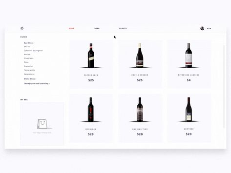 https://www.invisionapp.com/blog/amazing-interaction-design/?utm_campaign=Weekly%20Digest Fashion Apps, App Inspiration, Travel Humor Quotes, App Design Layout, Catalogue Design, Ecommerce Web Design, Shop Website, Wine Shop, Website Design Layout