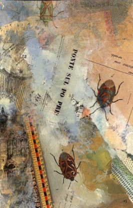 "Ponte Sul" by bestselling author and artist Nick Bantock. See his interview on www.ArtsyShark.com Nick Bantock, Mail Art, Abstract Styles, Trademark Fine Art, Sale Poster, Wrapped Canvas Art, Collage Art, Gallery Wrap Canvas, Graphic Art