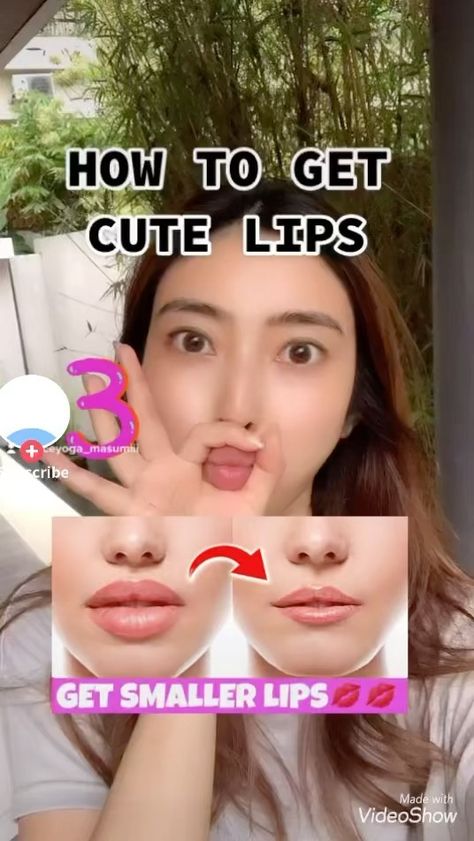 Quick Makeup Routine, Cute Lips, How To Get Slim, Facial Massage Routine, Face Skin Care Routine, Natural Skin Care Remedies, Small Lips, Quick Makeup, Face Exercises