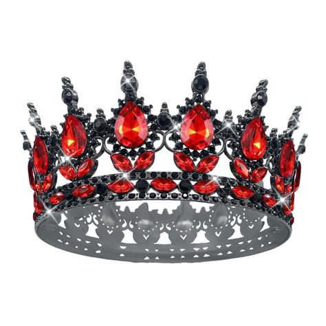 PRICES MAY VARY. Title: Queen Crown Rhinestone Wedding Crowns and Tiaras for Women Costume Party Hair Accessories Princess Birthday Crown Crystal Bridal Crown. Product Type: Products > Hair Care > Hair Accessories > Headbands Crowns And Tiaras, Crown Crystal, Women Costume, Party Hair Accessories, Red Crown, Party Hair, Headband Tiara, Queen Crown, Birthday Crown