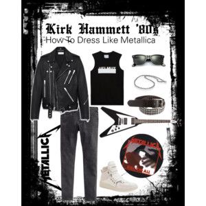 Dress Like Kirk Hammett 1980's Metallica Inspired Outfits, Metal Fits, Kirk Hammett, Iranian Women, Rock Outfits, Fashion Friday, Inspired Outfits, Retro Outfits, Metallica